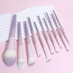 NoviaGlow 12-Piece Makeup Brush Set – Professional Face & Eye Brushes