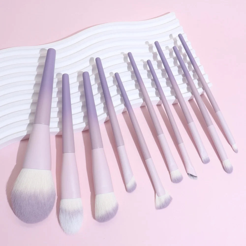 NoviaGlow 12-Piece Makeup Brush Set – Professional Face & Eye Brushes