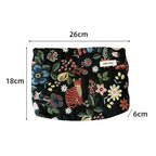NoviaGlow Mini Cosmetic Pouch – Plant Print Storage Bag