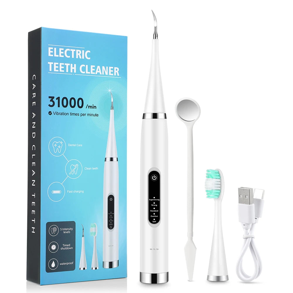 NoviaGlow Ultrasonic Tooth Cleaner – Plaque & Tartar Remover