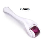NoviaGlow Derma Roller – 540 Titanium Microneedles for Beard & Skin Care (0.2mm / 0.25mm / 0.3mm)
