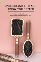 NoviaGlow Scalp Massage Hair Brush – Anti-Static Detangler
