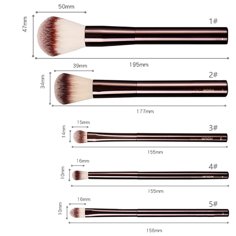 NoviaGlow Pro Makeup Brush – Foundation, Contour & Blush Applicator