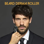 NoviaGlow Derma Roller – 540 Titanium Microneedles for Beard & Skin Care (0.2mm / 0.25mm / 0.3mm)