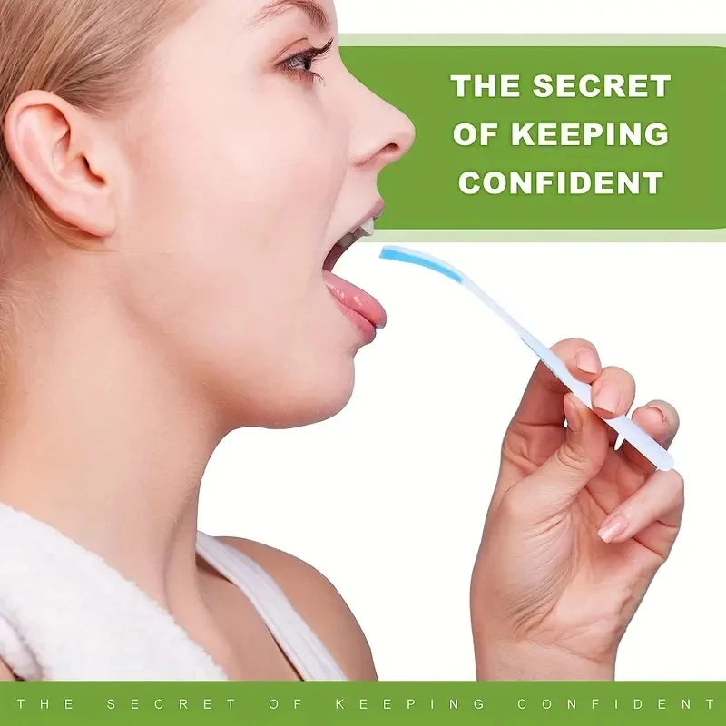 NoviaGlow Tongue Scraper Brush – Soft, Durable Oral Care Cleaner for Fresh Breath & Daily Hygiene