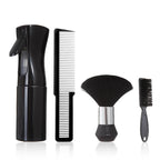 NoviaGlow 4-Piece Barber Grooming Set – Brush, Comb & Spray