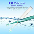 NoviaGlow Sonic Electric Toothbrush 3-in-1 – Tartar Remover, Teeth Whitening, USB Rechargeable with Replaceable Brush Heads