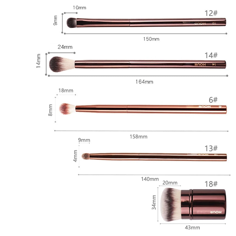 NoviaGlow Pro Makeup Brush – Foundation, Contour & Blush Applicator