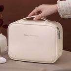 NoviaGlow Luxury PU Leather Cosmetic Bag – Travel Organizer