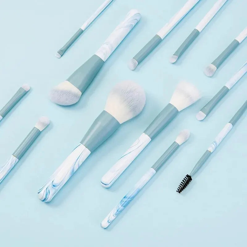 NoviaGlow 12-Piece Makeup Brush Set – Professional Face & Eye Brushes