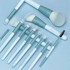 NoviaGlow 12-Piece Makeup Brush Set – Professional Face & Eye Brushes