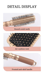 NoviaGlow Scalp Massage Hair Brush – Anti-Static Detangler