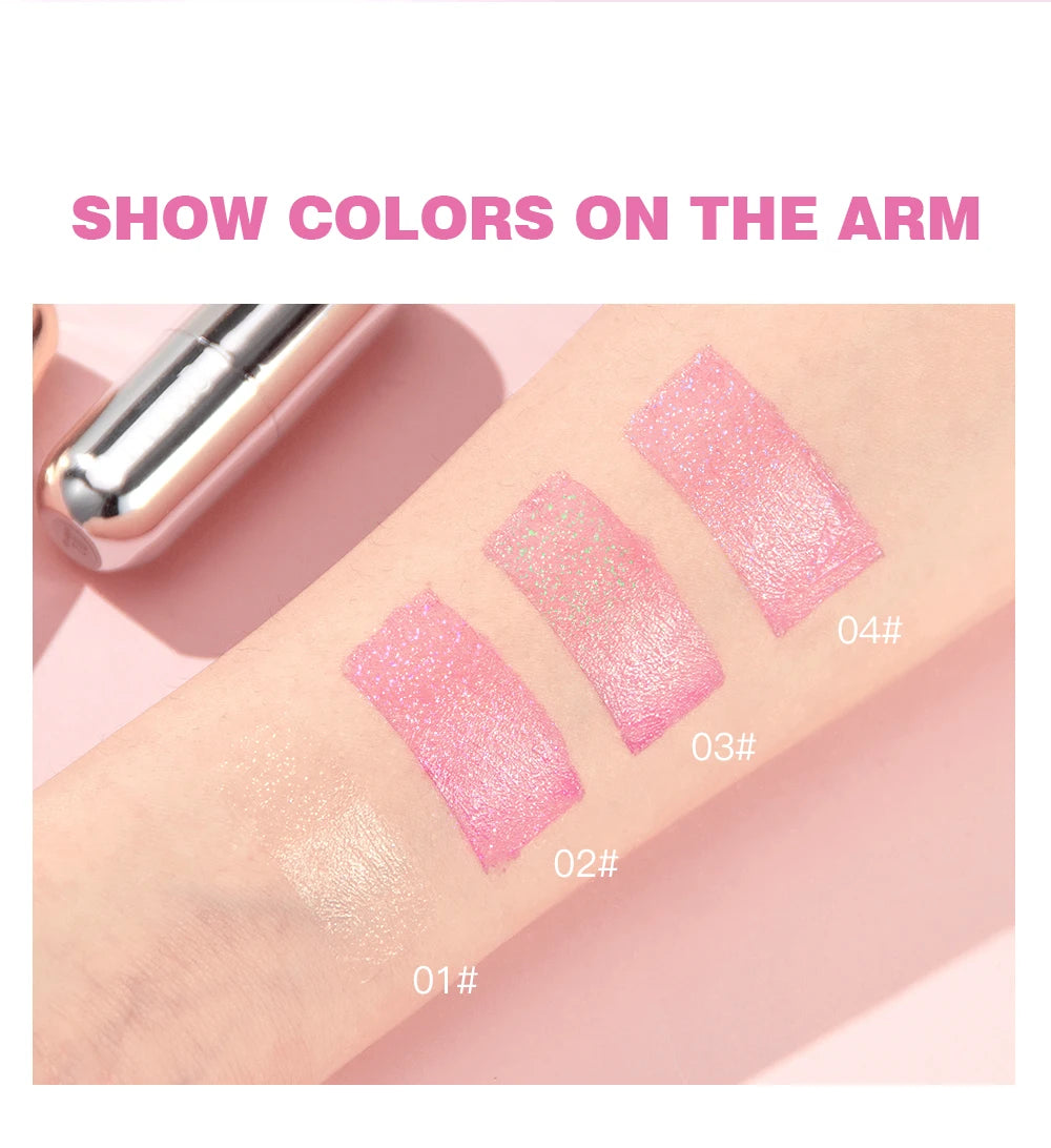 NoviaGlow Crystal Jelly Glitter Lipstick