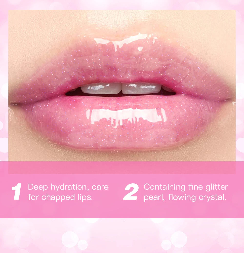 NoviaGlow Crystal Jelly Glitter Lipstick