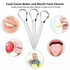 NoviaGlow Stainless Steel Tongue Cleaner