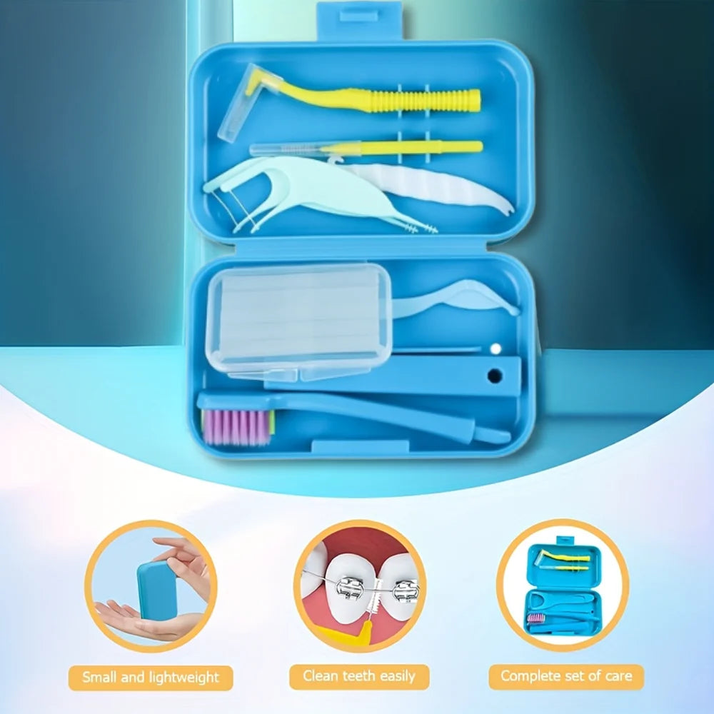 NoviaGlow Travel Orthodontic Dental Care Kit