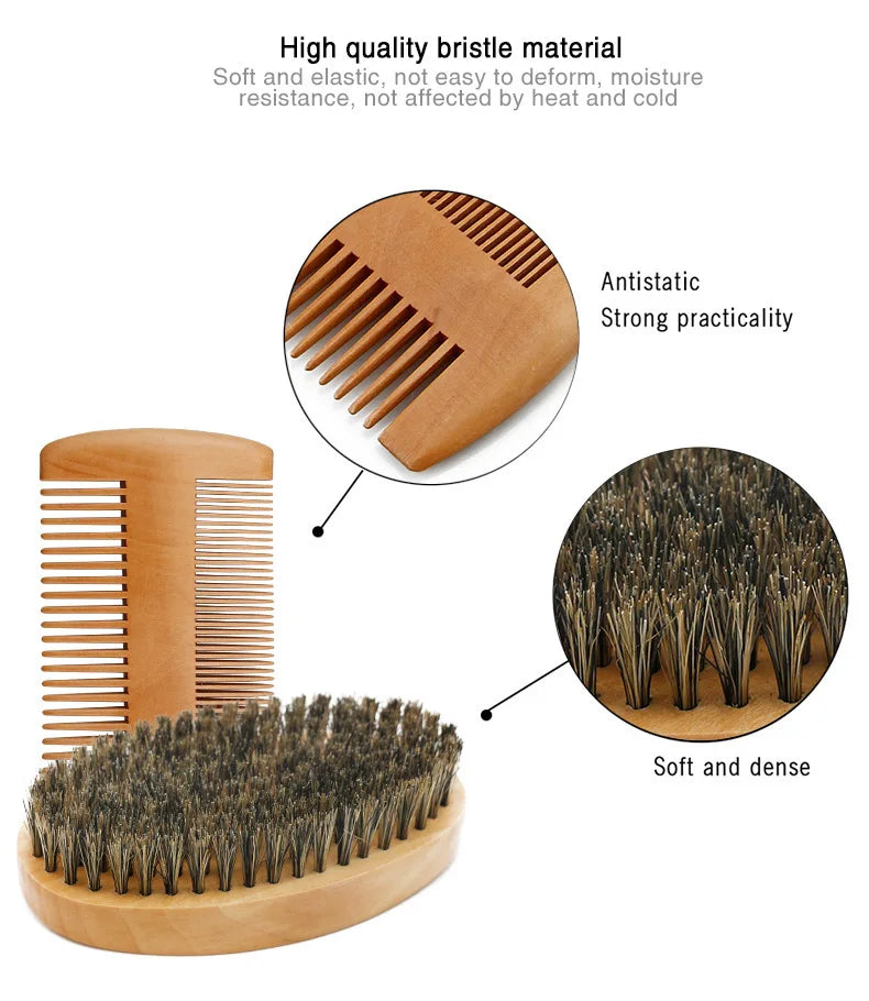 NoviaGlow Men’s Beard Grooming Set