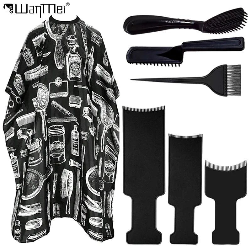 NoviaGlow Professional Hair Dyeing Kit – Brush, Comb & Apron Set