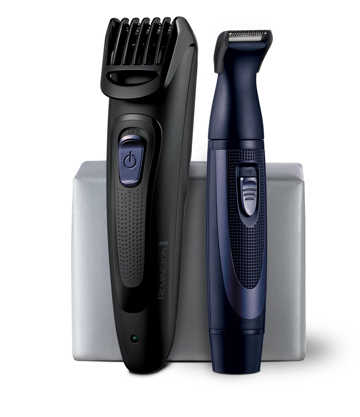 Remington Rechargeable Beard Trimmer Kit for Mustaches Nose Hair and Light Detailing and Grooming with Bonus Battery Nose Trimmer