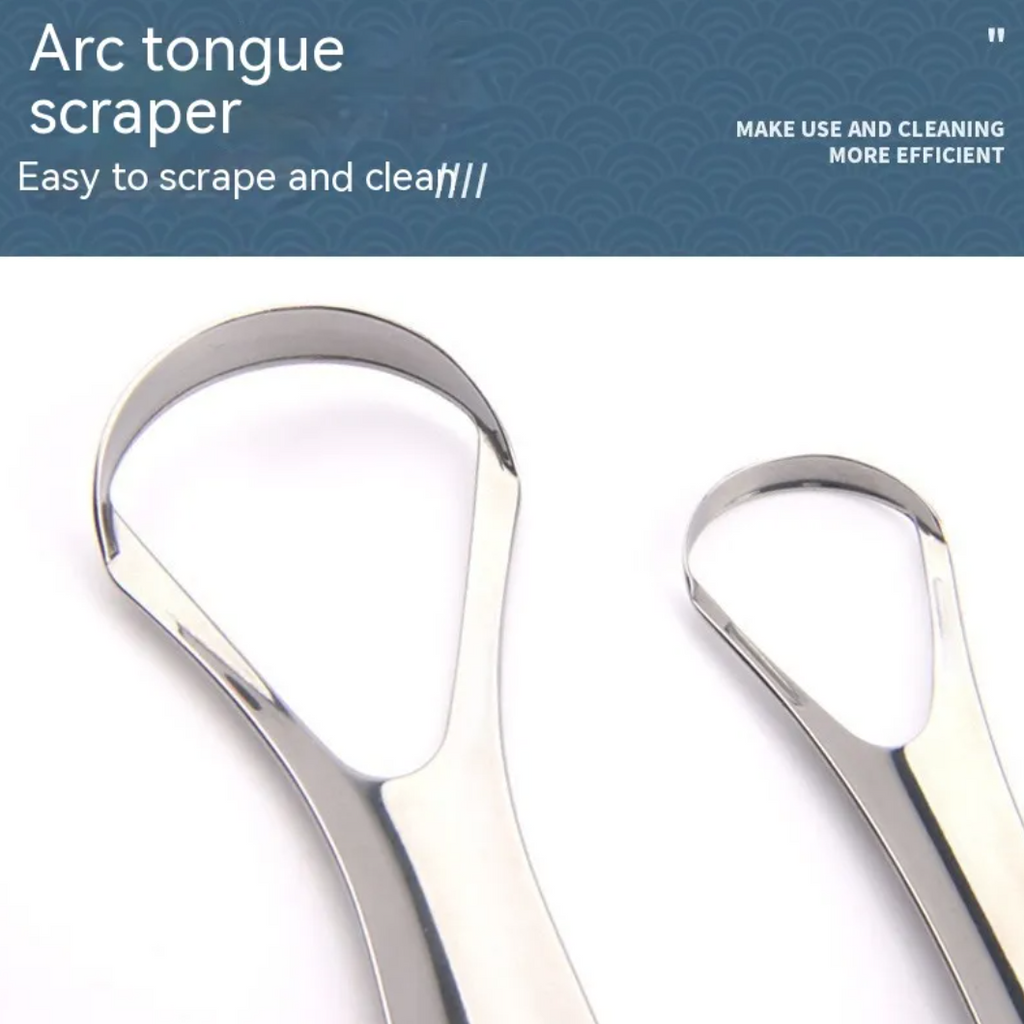 Stainless Steel U-Shaped Tongue Scraper