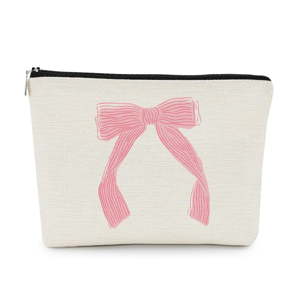 NoviaGlow Coquette Pink Makeup Bag for Women