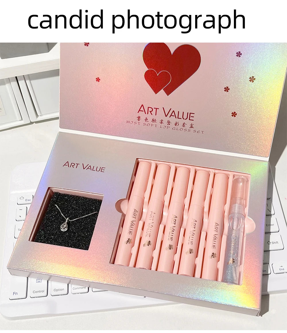 glossy lip oil set