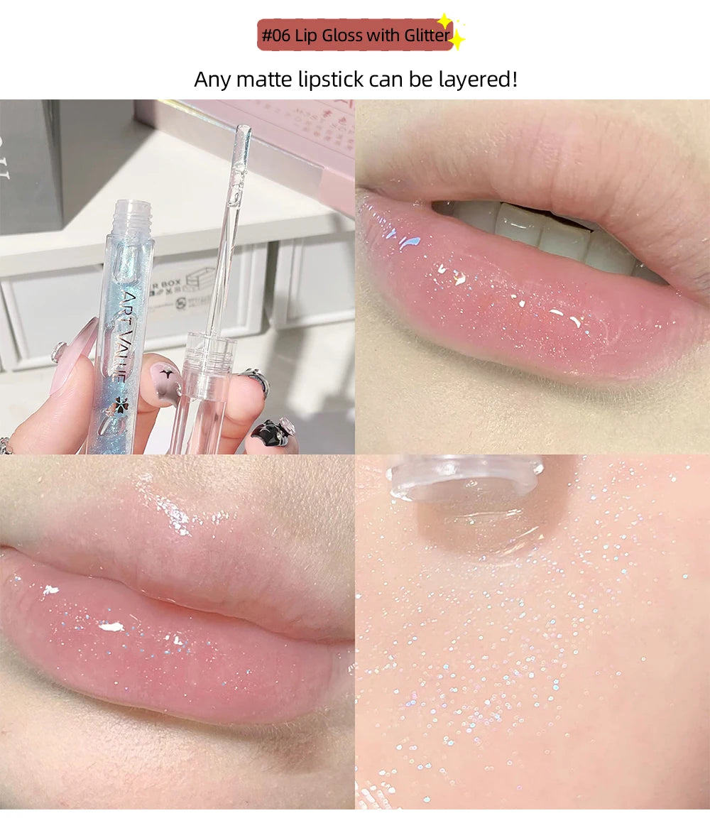 everyday lip gloss and oil set