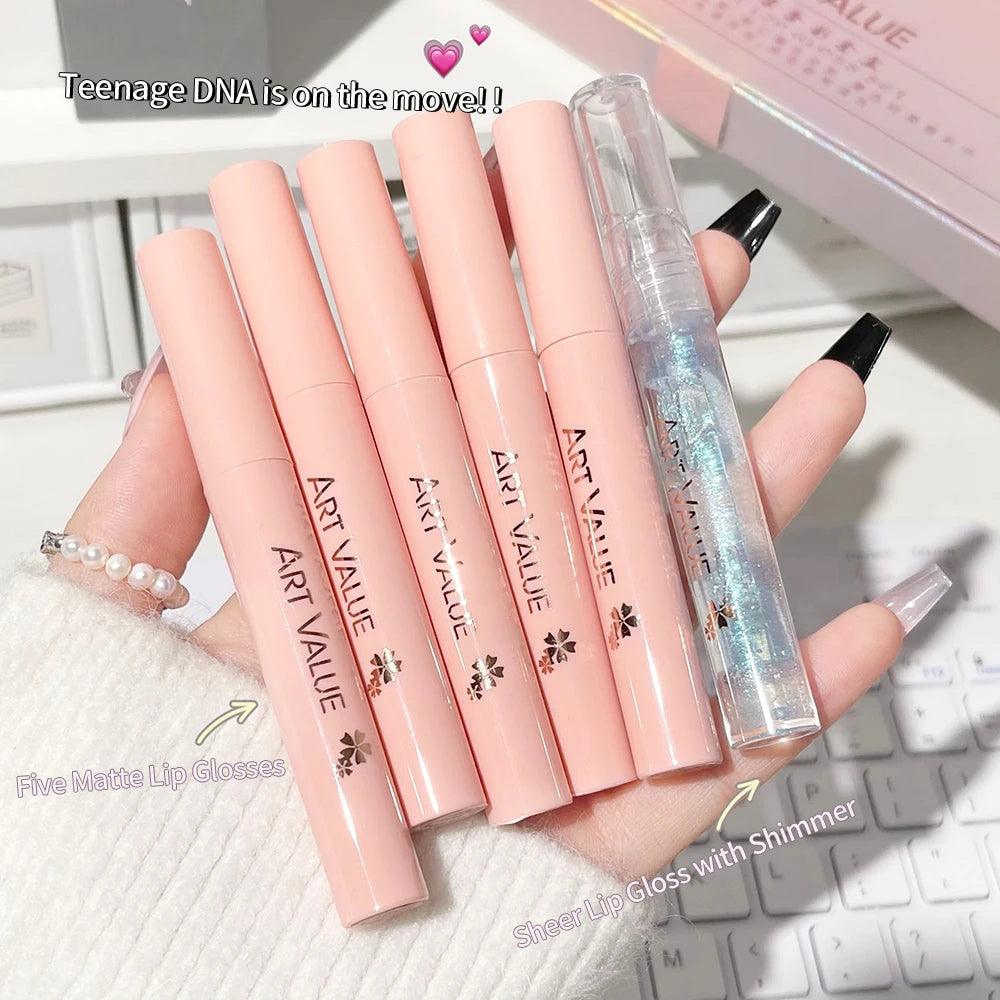 lip gloss and lip oil