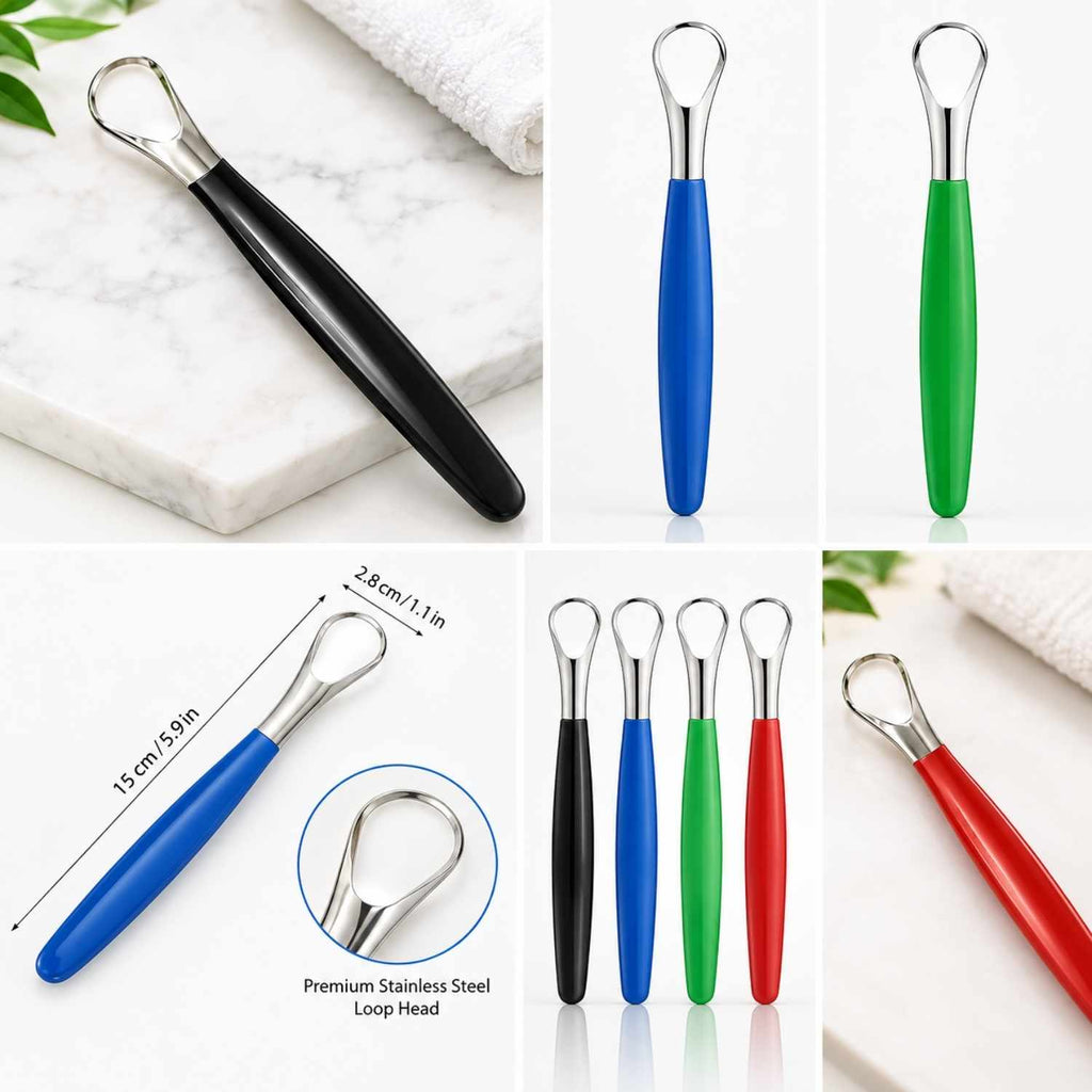 Stainless Steel Tongue Cleaner for Fresh Breath
