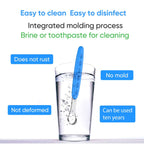 NoviaGlow Stainless Steel Tongue Cleaner with Case