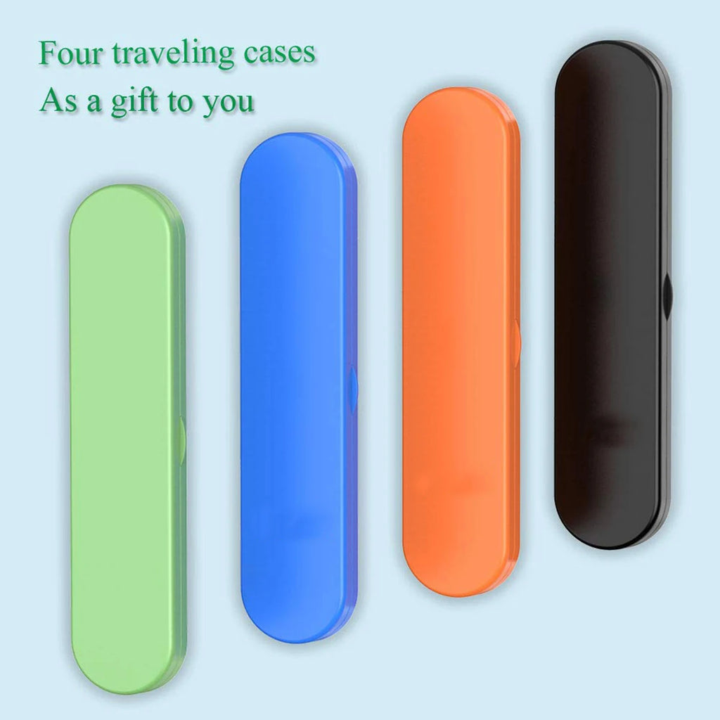NoviaGlow Stainless Steel Tongue Cleaner with Case